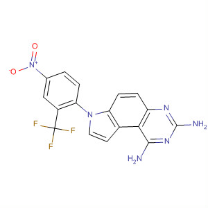 65796-33-0  7H-Pyrrolo[3,2-f]quinazoline-1,3-diamine,7-[4-nitro-2-(trifluoromethyl)phenyl]-