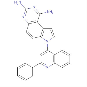 65796-34-1  7H-Pyrrolo[3,2-f]quinazoline-1,3-diamine, 7-(2-phenyl-4-quinolinyl)-