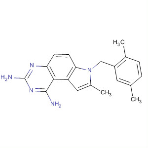 65796-41-0  7H-Pyrrolo[3,2-f]quinazoline-1,3-diamine,7-[(2,5-dimethylphenyl)methyl]-8-methyl-