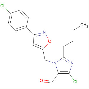 658042-21-8  1H-Imidazole-5-carboxaldehyde,2-butyl-4-chloro-1-[[3-(4-chlorophenyl)-5-isoxazolyl]methyl]-