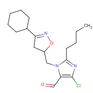 658042-39-8  1H-Imidazole-5-carboxaldehyde,2-butyl-4-chloro-1-[(3-cyclohexyl-4,5-dihydro-5-isoxazolyl)methyl]-