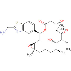 658056-62-3  4,17-Dioxabicyclo[14.1.0]heptadecane-5,9-dione,3-[2-(aminomethyl)-5-benzothiazolyl]-10-ethyl-7,11-dihydroxy-8,8,12,16-tetramethyl-, (1S,3S,7S,10R,11S,12S,16R)-