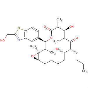 658056-73-6  4,17-Dioxabicyclo[14.1.0]heptadecane-5,9-dione,10-butyl-7,11-dihydroxy-3-[2-(hydroxymethyl)-5-benzothiazolyl]-8,8,12,16-tetramethyl-, (1S,3S,7S,10R,11S,12S,16R)-
