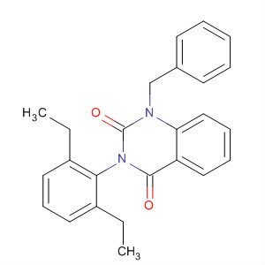 658073-04-2  2,4(1H,3H)-Quinazolinedione, 3-(2,6-diethylphenyl)-1-(phenylmethyl)-