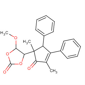 658080-54-7  1,3-Dioxolan-2-one,4-(1,3-dimethyl-2-oxo-4,5-diphenyl-3-cyclopenten-1-yl)-5-methoxy-