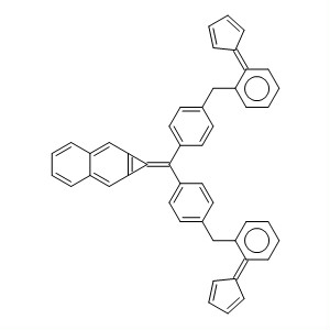 658081-03-9  1H-Cyclopropa[b]naphthalene,1-[bis[4-(2,4-cyclopentadien-1-ylidenephenylmethyl)phenyl]methylene]-