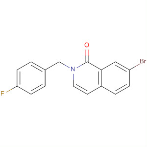 658082-10-1  1(2H)-Isoquinolinone, 7-bromo-2-[(4-fluorophenyl)methyl]-