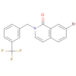 658082-12-3  1(2H)-Isoquinolinone, 7-bromo-2-[[3-(trifluoromethyl)phenyl]methyl]-