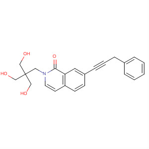 658083-01-3  1(2H)-Isoquinolinone,2-[3-hydroxy-2,2-bis(hydroxymethyl)propyl]-7-(3-phenyl-1-propynyl)-