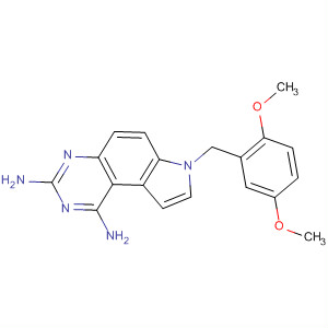 65829-24-5  7H-Pyrrolo[3,2-f]quinazoline-1,3-diamine,7-[(2,5-dimethoxyphenyl)methyl]-
