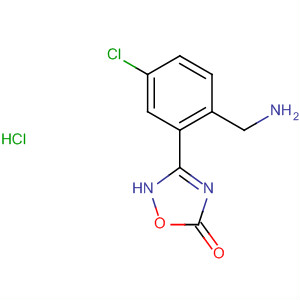 658683-15-9  1,2,4-Oxadiazol-5(2H)-one, 3-[2-(aminomethyl)-5-chlorophenyl]-,monohydrochloride