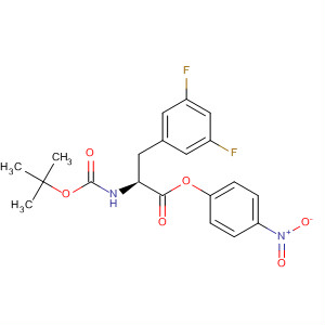 658691-17-9  L-Phenylalanine, N-[(1,1-dimethylethoxy)carbonyl]-3,5-difluoro-,4-nitrophenyl ester