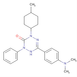 658693-35-7  1,2,4,5-Tetrazin-3(2H)-one,6-[4-(dimethylamino)phenyl]tetrahydro-2-(4-methylphenyl)-4-phenyl-