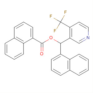 658695-05-7  1-Naphthalenecarboxylic acid,1-naphthalenyl[4-(trifluoromethyl)-3-pyridinyl]methyl ester