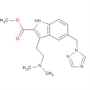 658697-15-5  1H-Indole-2-carboxylic acid,3-[2-(dimethylamino)ethyl]-5-(1H-1,2,4-triazol-1-ylmethyl)-, methyl ester