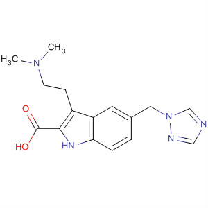 658697-16-6  1H-Indole-2-carboxylic acid,3-[2-(dimethylamino)ethyl]-5-(1H-1,2,4-triazol-1-ylmethyl)-