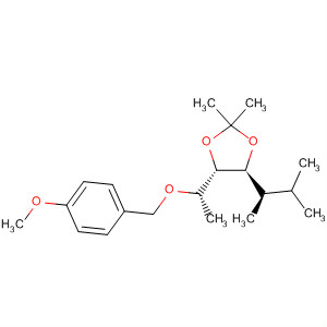 658697-49-5  1,3-Dioxolane,4-[(1R)-1,2-dimethylpropyl]-5-[(1S)-1-[(4-methoxyphenyl)methoxy]ethyl]-2,2-dimethyl-, (4S,5S)-