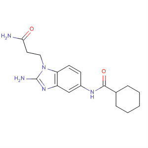 658700-03-9  1H-Benzimidazole-1-propanamide,2-amino-5-[(cyclohexylcarbonyl)amino]-