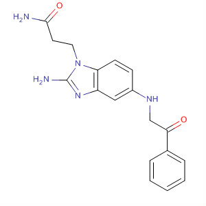 658700-12-0  1H-Benzimidazole-1-propanamide, 2-amino-5-(benzoylmethylamino)-