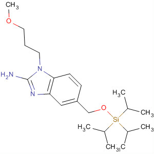 658700-30-2  1H-Benzimidazol-2-amine,1-(3-methoxypropyl)-5-[[[tris(1-methylethyl)silyl]oxy]methyl]-