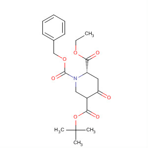 658703-82-3  1,2,5-Piperidinetricarboxylic acid, 4-oxo-, 2-(1,1-dimethylethyl) 5-ethyl1-(phenylmethyl) ester, (2S)-