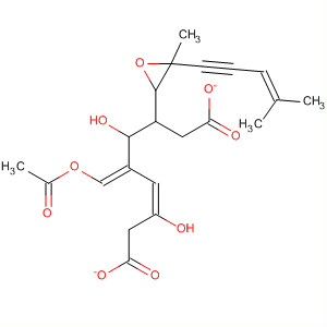 658705-52-3  1-Pentene-1,4-diol,3-[(acetyloxy)methylene]-5-[3-methyl-3-(4-methyl-3-penten-1-ynyl)oxiranyl]-, diacetate, (1E,3Z,4S)-
