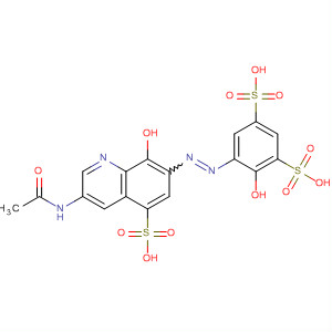 658706-68-4  1,3-Benzenedisulfonic acid,5-[[3-(acetylamino)-8-hydroxy-5-sulfo-7-quinolinyl]azo]-4-hydroxy-