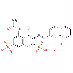 658706-71-9  2,7-Naphthalenedisulfonic acid,5-(acetylamino)-4-hydroxy-3-[(1-sulfo-2-naphthalenyl)azo]-