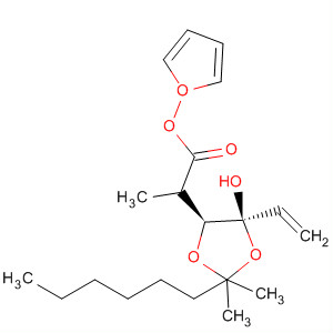 658713-49-6  1,3-Dioxolane-4-propanoic acid, 5-ethenyl-2,2-dimethyl-,(2R,3R)-2-hexyltetrahydro-5-hydroxy-3-furanyl ester, (4S,5S)-