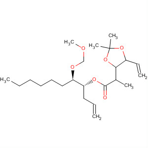 658713-52-1  1,3-Dioxolane-4-propanoic acid, 5-ethenyl-2,2-dimethyl-,(1R,2R)-2-(methoxymethoxy)-1-(2-propenyl)octyl ester, (4S,5S)-
