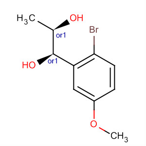 659723-54-3  1,2-Propanediol, 1-(2-bromo-5-methoxyphenyl)-, (1R,2R)-rel-