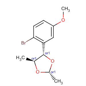 659723-59-8  1,3-Dioxolane, 4-(2-bromo-5-methoxyphenyl)-2,5-dimethyl-,(2R,4S,5S)-rel-