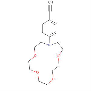 659728-96-8  1,4,7,10-Tetraoxa-13-azacyclopentadecane, 13-(4-ethynylphenyl)- 659728-96-8  1,4,7,10-Tetraoxa-13-azacyclopentadecane, 13-(4-ethynylphenyl)-