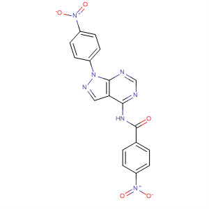 65973-85-5  Benzamide,4-nitro-N-[1-(4-nitrophenyl)-1H-pyrazolo[3,4-d]pyrimidin-4-yl]-