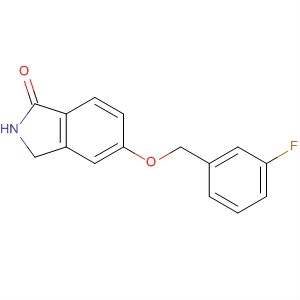 659737-45-8  1H-Isoindol-1-one, 5-[(3-fluorophenyl)methoxy]-2,3-dihydro-