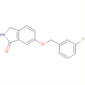 659737-58-3  1H-Isoindol-1-one, 6-[(3-fluorophenyl)methoxy]-2,3-dihydro-