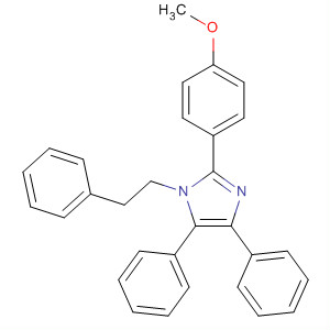 659746-62-0  1H-Imidazole, 2-(4-methoxyphenyl)-4,5-diphenyl-1-(2-phenylethyl)- 659746-62-0  1H-Imidazole, 2-(4-methoxyphenyl)-4,5-diphenyl-1-(2-phenylethyl)-