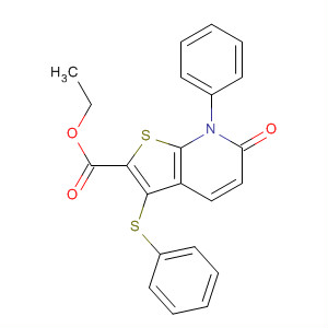 660398-55-0  Thieno[2,3-b]pyridine-2-carboxylic acid,6,7-dihydro-6-oxo-7-phenyl-3-(phenylthio)-, ethyl ester