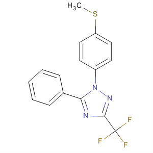 660400-41-9  1H-1,2,4-Triazole, 1-[4-(methylthio)phenyl]-5-phenyl-3-(trifluoromethyl)-