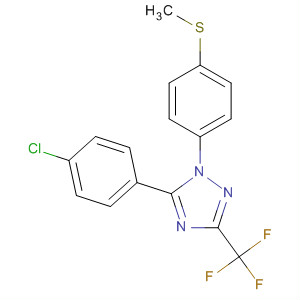 660400-42-0  1H-1,2,4-Triazole,5-(4-chlorophenyl)-1-[4-(methylthio)phenyl]-3-(trifluoromethyl)-