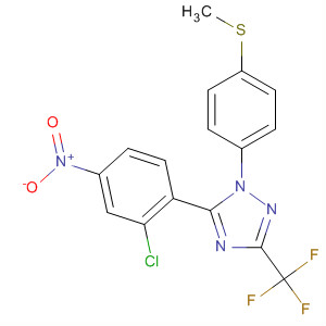 660400-54-4  1H-1,2,4-Triazole,5-(2-chloro-4-nitrophenyl)-1-[4-(methylthio)phenyl]-3-(trifluoromethyl)-