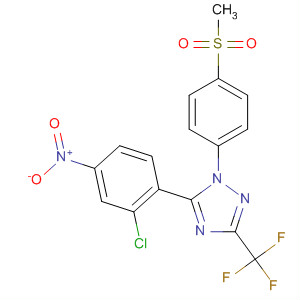 660400-72-6  1H-1,2,4-Triazole,5-(2-chloro-4-nitrophenyl)-1-[4-(methylsulfonyl)phenyl]-3-(trifluoromethyl)-