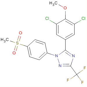 660400-86-2  1H-1,2,4-Triazole,5-(3,5-dichloro-4-methoxyphenyl)-1-[4-(methylsulfonyl)phenyl]-3-(trifluoromethyl)-