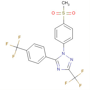 660400-97-5  1H-1,2,4-Triazole,1-[4-(methylsulfonyl)phenyl]-3-(trifluoromethyl)-5-[4-(trifluoromethyl)phenyl]-