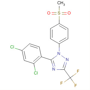 660401-11-6  1H-1,2,4-Triazole,5-(2,4-dichlorophenyl)-1-[4-(methylsulfonyl)phenyl]-3-(trifluoromethyl)-