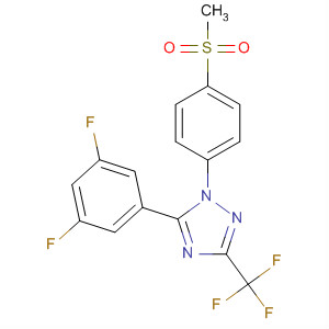 660401-12-7  1H-1,2,4-Triazole,5-(3,5-difluorophenyl)-1-[4-(methylsulfonyl)phenyl]-3-(trifluoromethyl)-