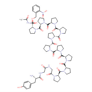 660403-71-4  L-Prolinamide,N-acetyl-O-[(2-nitrophenyl)methyl]-L-tyrosylglycylglycyl-L-prolyl-L-prolyl-L-prolyl-L-prolyl-L-prolyl-L-prolyl-L-prolyl-L-prolyl-L-prolyl-