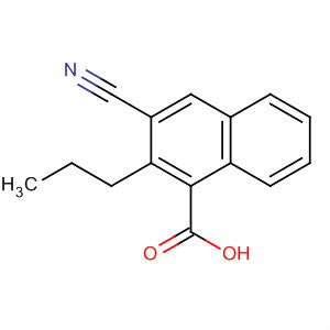 660404-68-2  1-Naphthalenecarboxylic acid, 3-cyano-2-propyl-