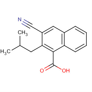 660404-70-6  1-Naphthalenecarboxylic acid, 3-cyano-2-(2-methylpropyl)-