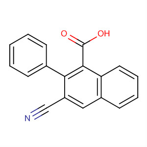 660404-72-8  1-Naphthalenecarboxylic acid, 3-cyano-2-phenyl-
